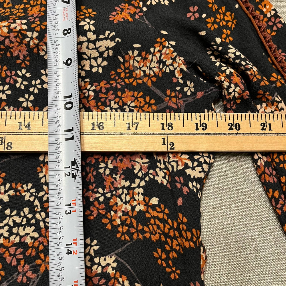 SCOTCH & SODA SHIRT DRESS VISCOSE Floral Print Women Size Medium - Picture 10 of 11